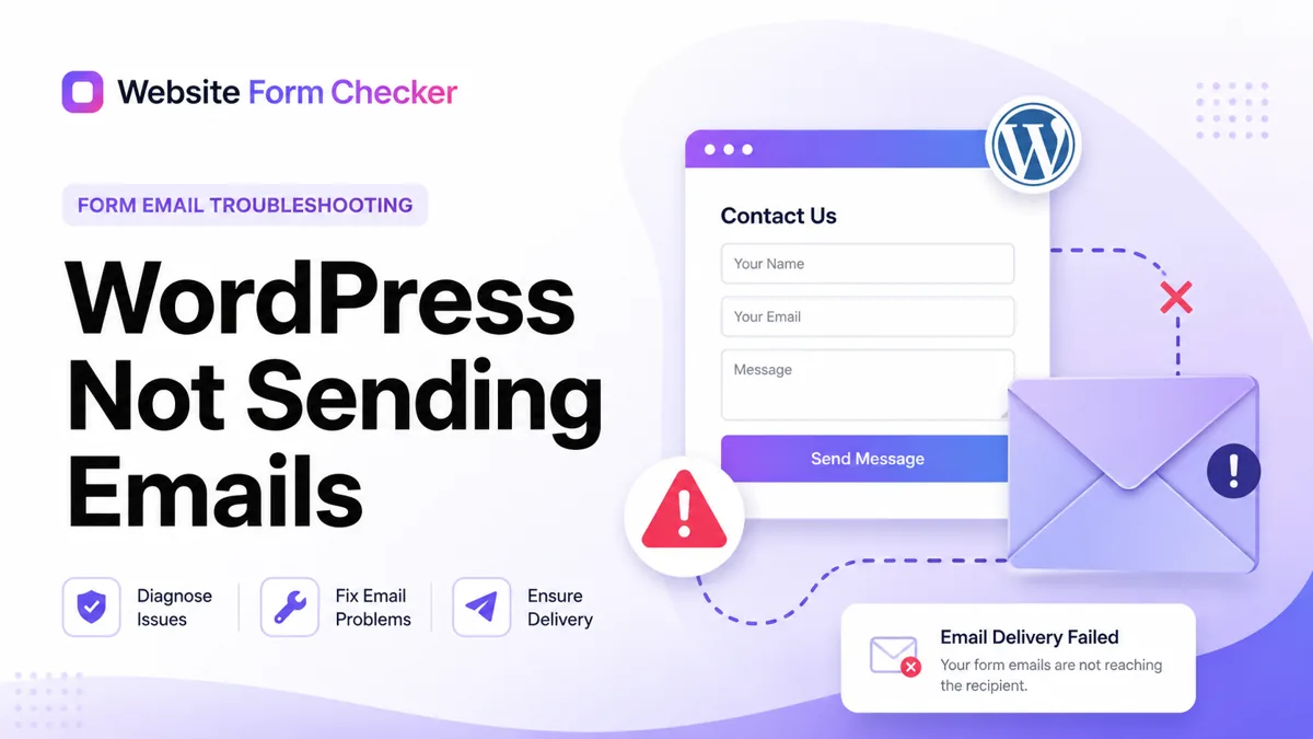 WordPress not sending emails? Fix these settings first